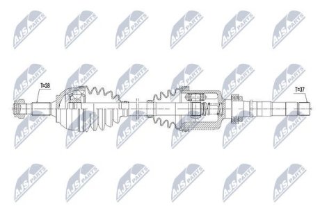 Напіввісь NTY NPW-CT-061