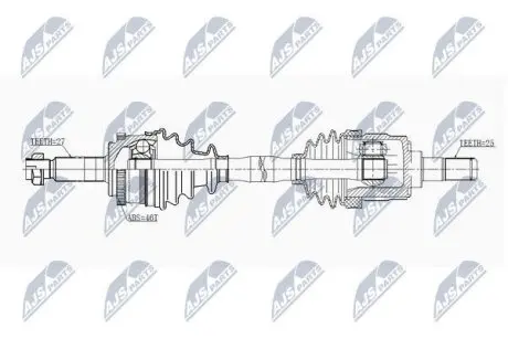Напіввісь NTY NPW-KA-344