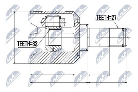 Шарнир равных угловых скоростей NTY NPW-MS-036