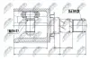 ШРУС / Шарнір рівних кутових швидкостей NTY NPW-NS-035 (фото 1)