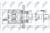 Шарнір рівних кутових швидкостей NTY NPW-NS-046 (фото 1)