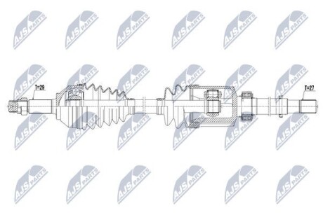 Полуось NTY NPW-NS-056