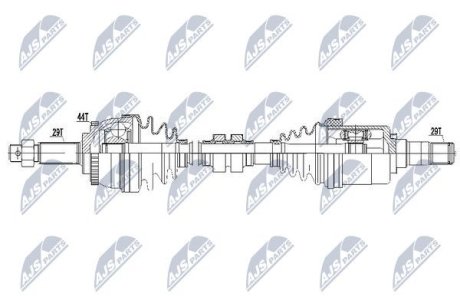 Напіввісь NTY NPW-NS-060