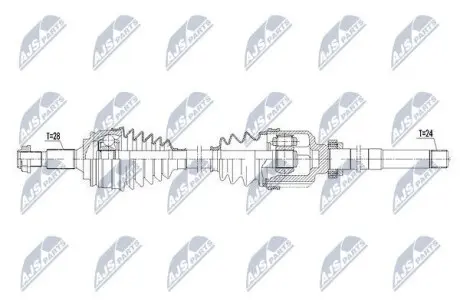 Піввісь NTY NPW-PE-017