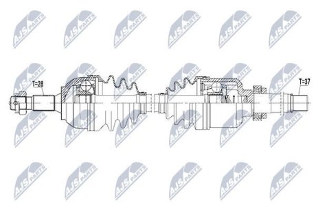 Напіввісь NTY NPW-PE-041