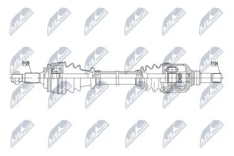 Напіввісь NTY NPW-PE-049