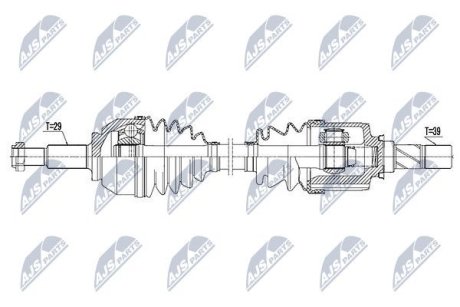 Полуось NTY NPW-PL-057