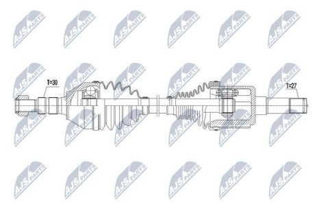 Напіввісь NTY NPW-PL-065