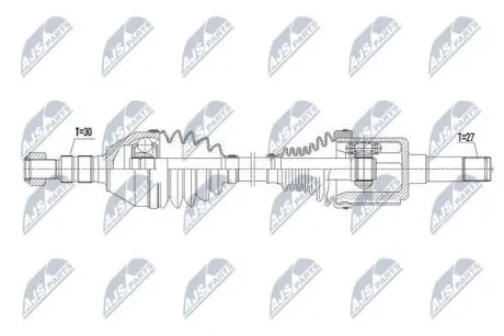 Напіввісь NTY NPW-PL-065