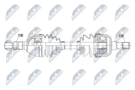Напіввісь NTY NPW-PL-073