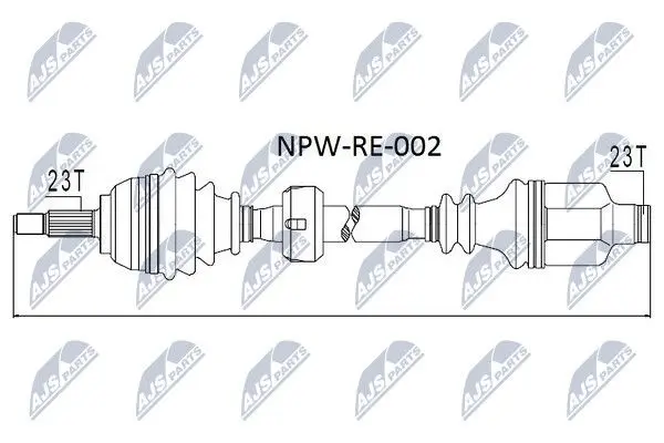 ПІВВІСЬ NTY NPW-RE-002 (фото 1)