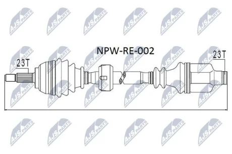 ПІВВІСЬ NTY NPW-RE-002