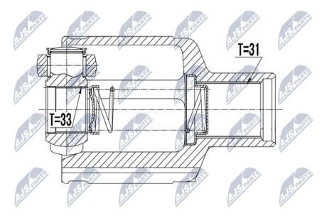 Шарнир равных угловых скоростей NTY NPW-RE-060