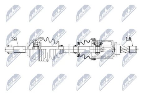 ПОЛУОСЬ NTY NPW-RE-069