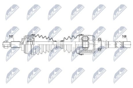 Полуось NTY NPW-RE-085