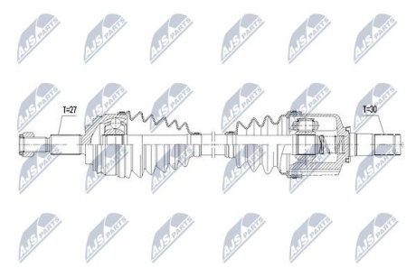 ПОЛУОСЬ NTY NPW-RE-091 (фото 1)