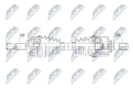 ПОЛУОСЬ NTY NPW-RE-091