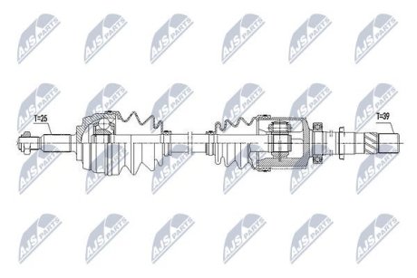 Полуось NTY NPW-RE-101