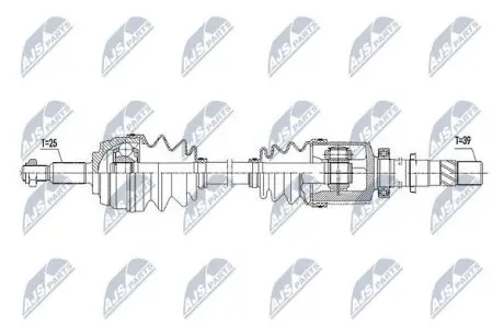 Напіввісь NTY NPW-RE-101