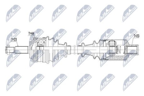 ПОЛУОСЬ NTY NPW-RE-111