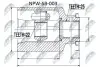 ШРУС / Шарнір рівних кутових швидкостей NTY NPW-SB-003 (фото 1)