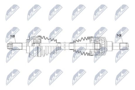 Напіввісь NTY NPW-SU-019