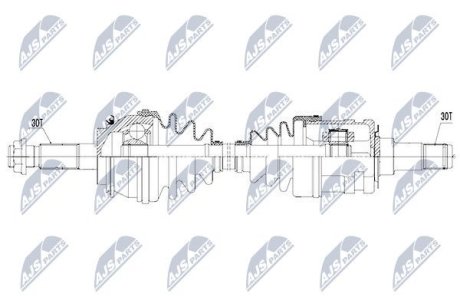 Полуось NTY NPW-TY-081