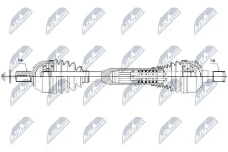 Піввісь NTY NPW-VV-054