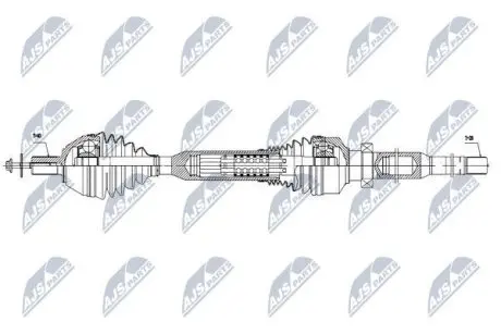 Напіввісь NTY NPW-VV-058