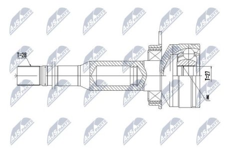 Шарнир равных угловых скоростей NTY NPW-VV-100