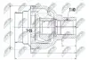 ШРУС / Шарнір рівних кутових швидкостей NTY NPW-VW-031 (фото 1)