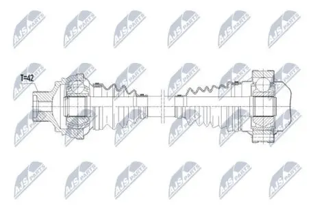 Напіввісь NTY NPW-VW-079