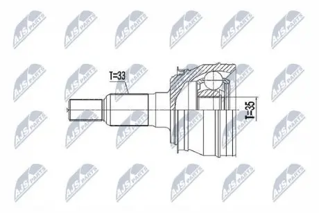 ШРУС / Шарнир равных угловых скоростей NTY NPZ-CH-027