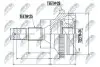 ШРУС / Шарнір рівних кутових швидкостей NTY NPZ-CT-010 (фото 1)