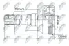 ШРУС / Шарнір рівних кутових швидкостей NTY NPZ-LR-011 (фото 1)