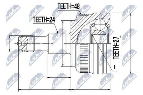 Шарнир равных угловых скоростей NTY NPZ-ME-005