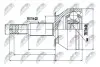 ШРУС / Шарнір рівних кутових швидкостей NTY NPZ-NS-063 (фото 1)