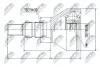 ШРУС / Шарнір рівних кутових швидкостей NTY NPZ-PL-028 (фото 1)