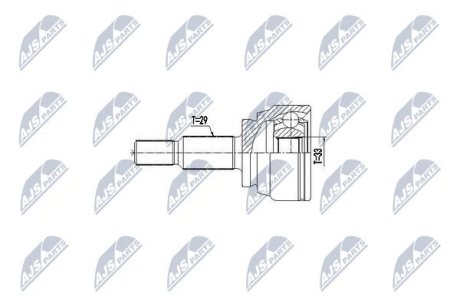 Шарнир равных угловых скоростей NTY NPZ-RE-056