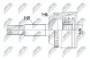 ШРУС / Шарнір рівних кутових швидкостей NTY NPZ-TY-017 (фото 2)