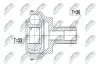 ШРУС / Шарнір рівних кутових швидкостей NTY NPZ-VW-043 (фото 1)