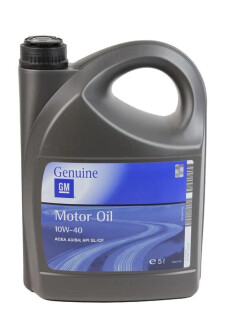 Масло двигателя 5L GM 93165216 Semi Synthetic 10W40 Opel 19 42 046