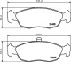 Комплект тормозных колодок, дисковый тормоз PAGID T1137 (фото 1)