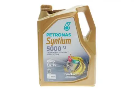 Олива моторна SYNTIUM 5000 FJ 5W-30 SN (5L) Petronas 70542M12EU