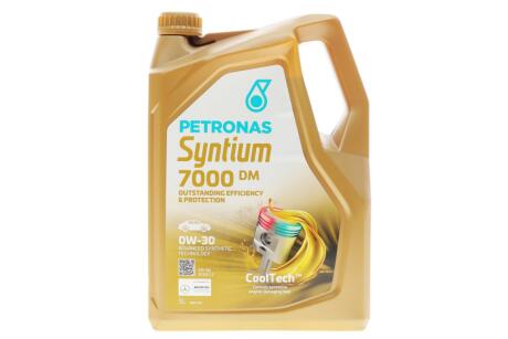 Олива моторна SYNTIUM 7000 DM 0W-30 SN (5L) Petronas 70662M12EU
