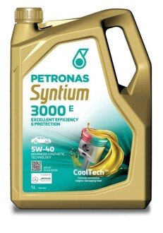 Моторное масло SYNTIUM 3000 E 5W-40 SP (5L) Petronas 70731M12EU