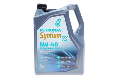 Олива моторна SYNTIUM X 5W-40 A3/B4 (5L) Petronas 70983M12EU