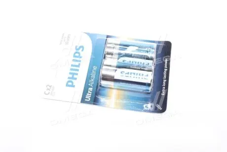 Батарейки цилиндрические, щелочные PHILIPS LR14E2B/10