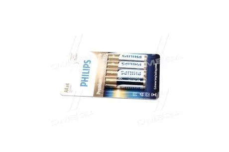 Батарейки цилиндрические, щелочные PHILIPS LR6M4B10