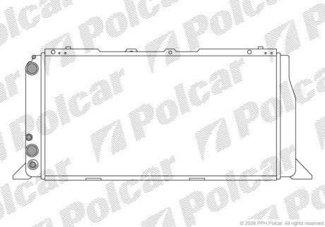 Радиатор охлаждения Polcar 130708A2